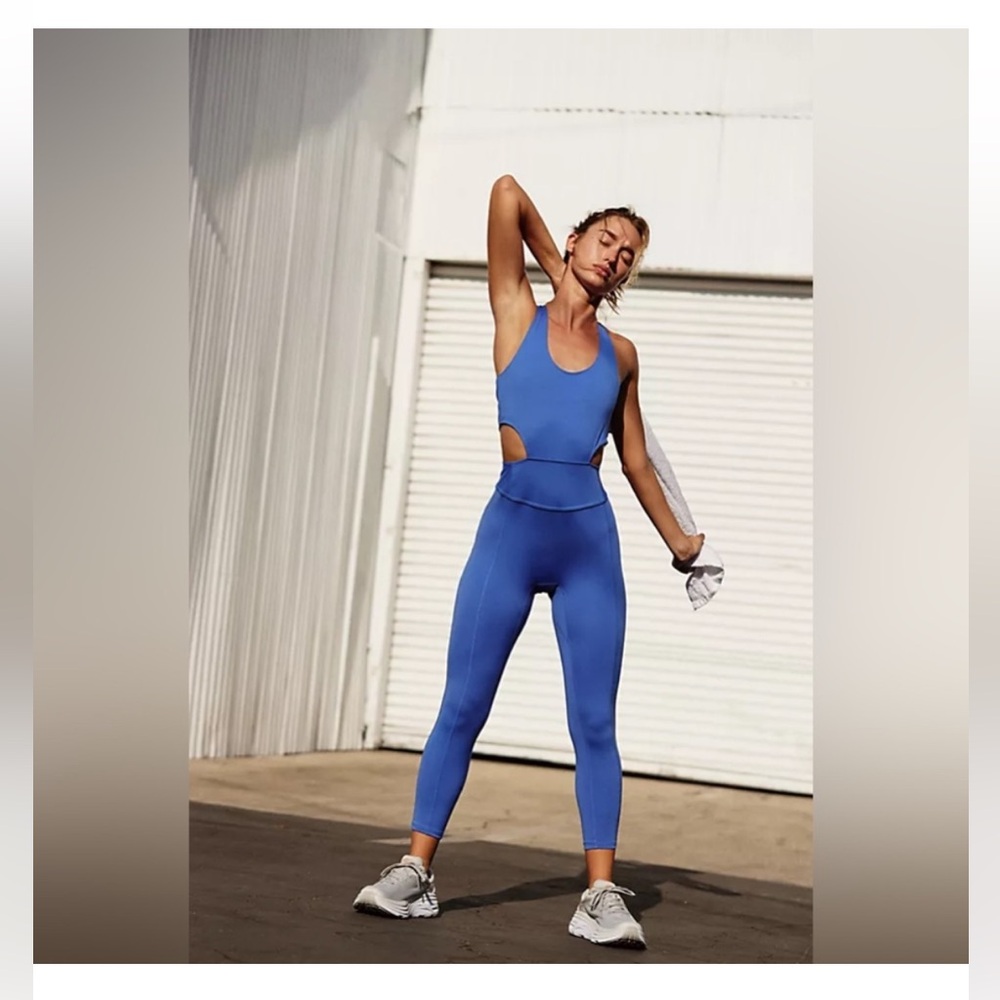 Brand New FP Movement onesie- Size XS & M- Color pool blue